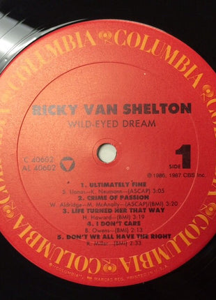 Ricky Van Shelton : Wild-Eyed Dream (LP, Album)