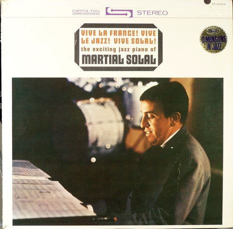 Martial Solal : Vive La France! Vive Le Jazz! Vive Solal! (LP, Album, RE)