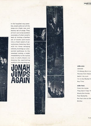 The Jonah Jones Quartet : Jonah Jumps Again (LP, Album, Mono)