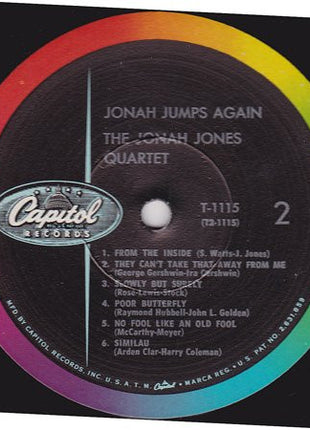 The Jonah Jones Quartet : Jonah Jumps Again (LP, Album, Mono)