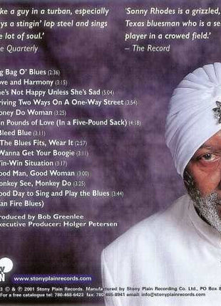 Sonny Rhodes : A Good Day To Play The Blues (CD, Album)