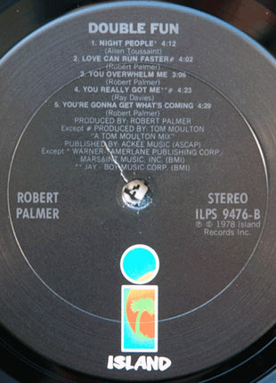 Robert Palmer : Double Fun (LP, Album, San)