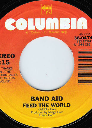 Band Aid : Do They Know It's Christmas? (7", Single, Styrene, Pit)