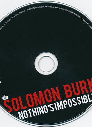 Solomon Burke : Nothing's Impossible (CD, Album)