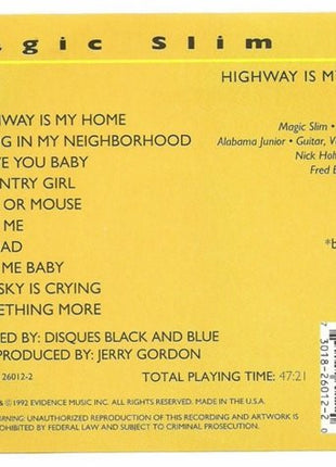 Magic Slim : Highway Is My Home (CD, Album, RE)