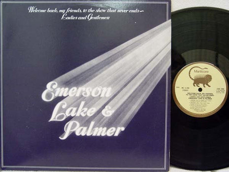 Emerson, Lake & Palmer : Welcome Back My Friends To The Show That Never Ends - Ladies And Gentlemen (3xLP, Album, Club, CRC)