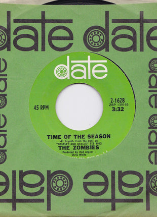 The Zombies : Time Of The Season (7", Single, Styrene, Pit)