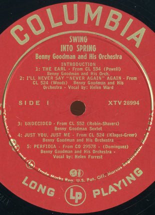 Benny Goodman : Swing Into Spring (LP, Comp)