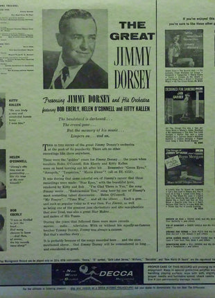 Jimmy Dorsey : The Great Jimmy Dorsey (LP, Mono)