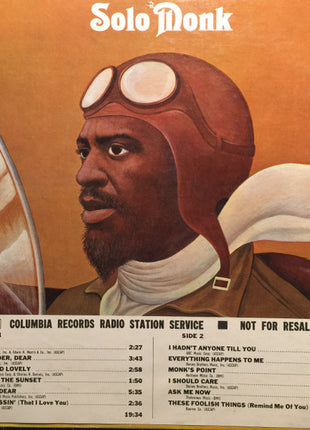 Monk* : Solo Monk (LP, Album, Mono, Promo)