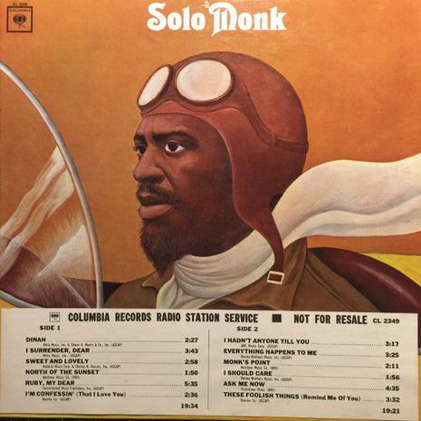 Monk* : Solo Monk (LP, Album, Mono, Promo)