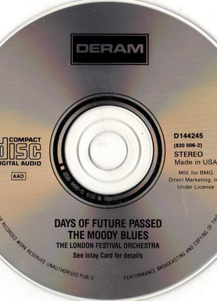 The Moody Blues : Days Of Future Passed (CD, Album, Club, RE)