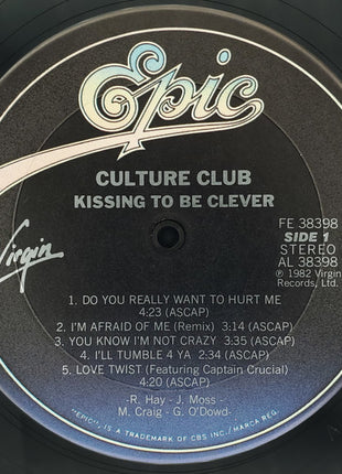 Culture Club : Kissing To Be Clever (LP, Album, RE, Pit)