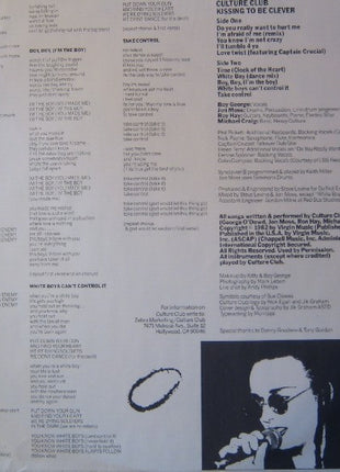 Culture Club : Kissing To Be Clever (LP, Album, RE, Pit)