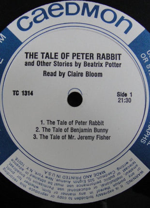 Claire Bloom, Beatrix Potter : The Tale Of Peter Rabbit And Other Stories By Beatrix Potter (LP)