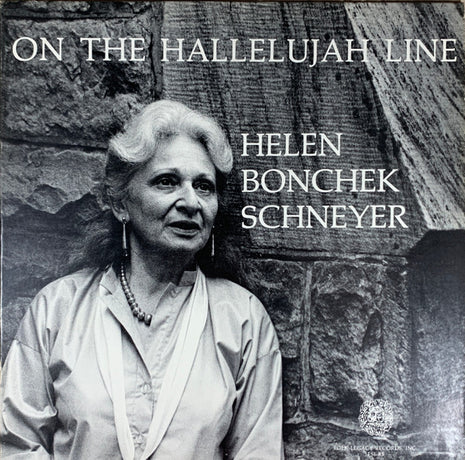 Helen Bonchek Schneyer : On The Hallelujah Line (LP, Album)