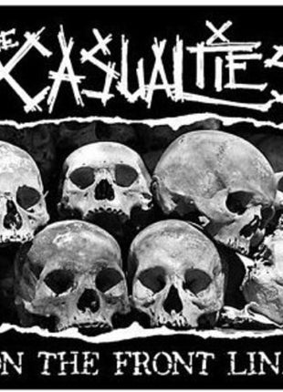 the album cover for The Casualties - On the Front Line
