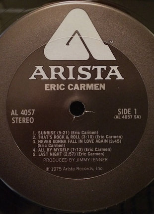 Eric Carmen : Eric Carmen (LP, Album, Club, RE, Ter)