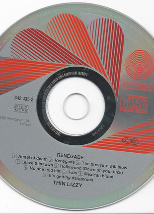 Thin Lizzy : Renegade (CD, Album, RE)