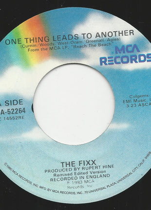 The Fixx : One Thing Leads To Another (7", Single, Glo)