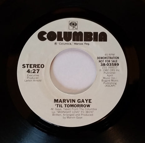 Marvin Gaye : 'Til Tomorrow (7", Promo)