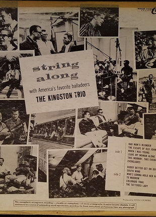 Kingston Trio : String Along (LP, Album, Mono, Scr)