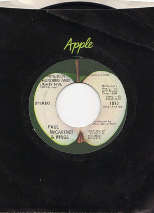 Wings (2) : Band On The Run (7", Single, Jac)