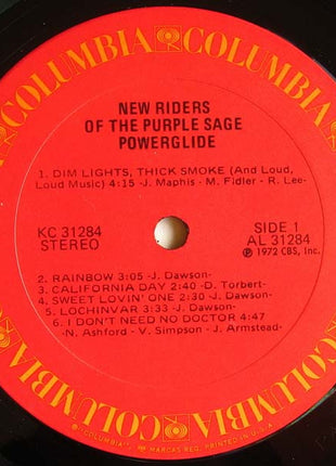 New Riders Of The Purple Sage : Powerglide (LP, Album, Ter)