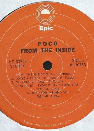 Poco (3) : From The Inside (LP, Album, RE, Gat)