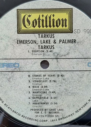 Emerson, Lake & Palmer : Tarkus (LP, Album, PR )
