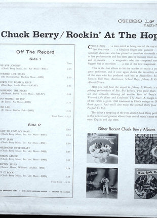 Chuck Berry : Rockin' At The Hops (LP, Album, Mono, She)