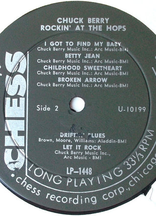 Chuck Berry : Rockin' At The Hops (LP, Album, Mono, She)