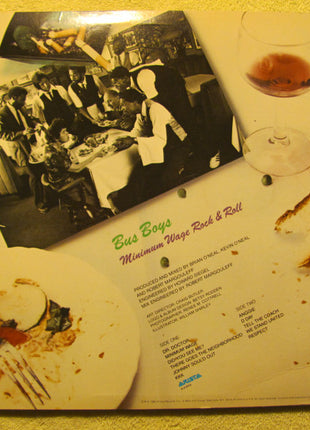 Bus Boys* : Minimum Wage Rock & Roll (LP, Album)