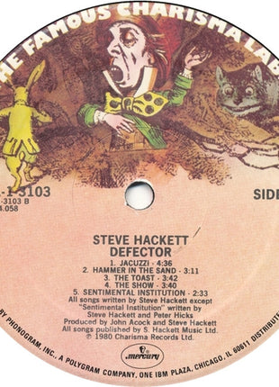 Steve Hackett : Defector (LP, Album)
