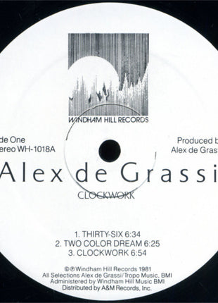 Alex De Grassi : Clockwork (LP, Album)