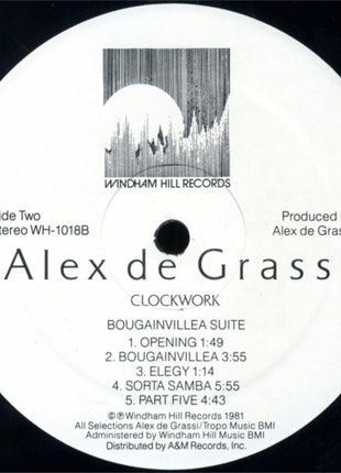 Alex De Grassi : Clockwork (LP, Album)