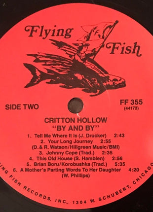 Critton Hollow Stringband : By And By (LP, Album)
