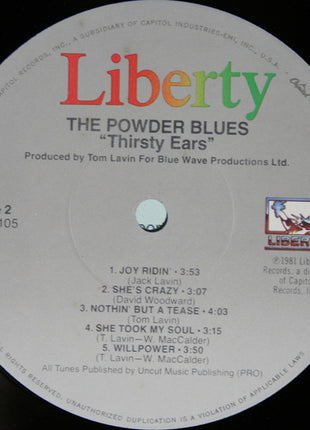 Powder Blues : Thirsty Ears (LP, Album)