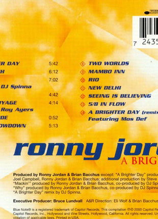 Ronny Jordan : A Brighter Day (CD, Album)