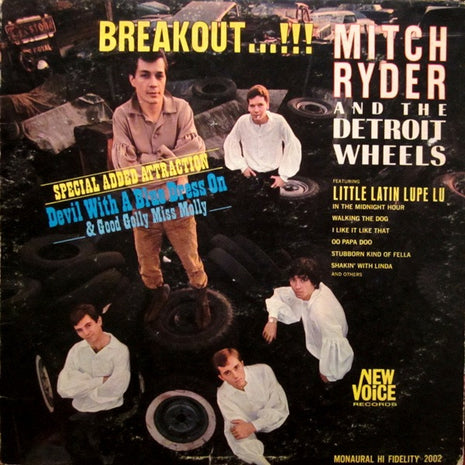 Mitch Ryder & The Detroit Wheels : Breakout...!!! (LP, Album, Mono, Gre)