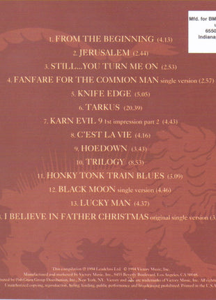 Emerson, Lake & Palmer : The Best Of Emerson, Lake & Palmer (CD, Comp, Club, RE)