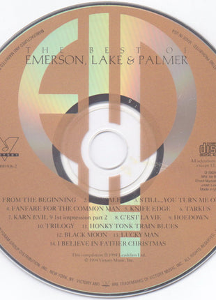 Emerson, Lake & Palmer : The Best Of Emerson, Lake & Palmer (CD, Comp, Club, RE)