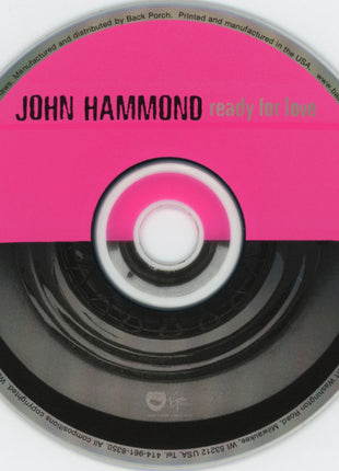 John Paul Hammond : Ready For Love (CD, Album)