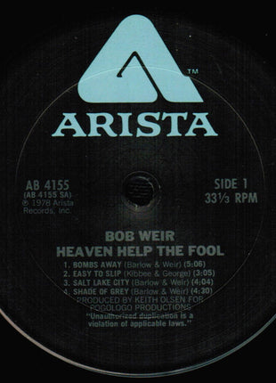 Bob Weir : Heaven Help The Fool (LP, Album, Ter)
