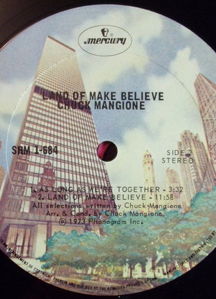 Chuck Mangione : Land Of Make Believe... A Chuck Mangione Concert (LP, Album)