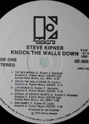 Steve Kipner : Knock The Walls Down (LP, Album, Promo, PRC)