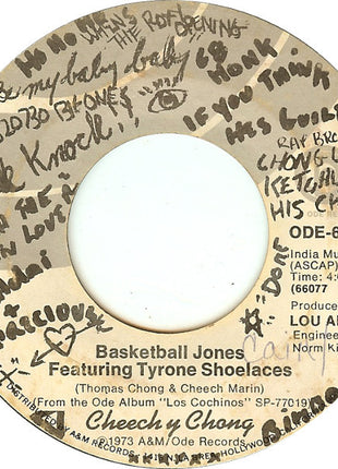 Cheech & Chong : Basketball Jones / Don't Bug Me (7", Single)