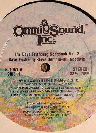 Dave Frishberg : The Dave Frishberg Songbook Volume No. 2 (LP, Album)