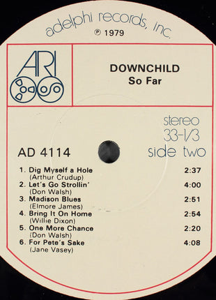 Downchild* : So Far - A Collection Of Our Best (LP, Album, Comp, NAM)