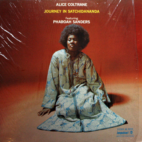 Alice Coltrane Featuring Pharoah Sanders : Journey In Satchidananda (LP, Album, RP, Gat)
